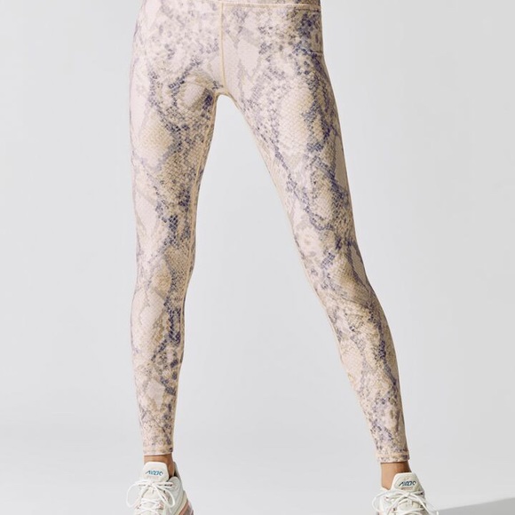 NWOT Carbon 38 High Waist Python Leggings XS - Picture 5 of 5